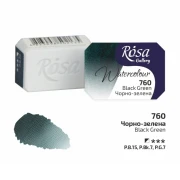 ROSA WATERCOLOR 1/1 760 BLACK GREEN