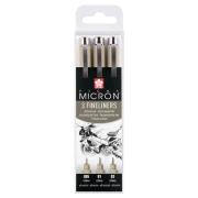 Cienkopisy Sakura Micron Pigma Design Set 3 sztuki