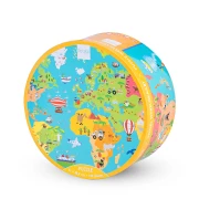 SCRATCH - PUZZLE MAPA ŚWIATA