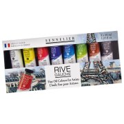 SENNELIER FARBY OLEJNE RIVE GAUCHE ZESTAW 8x40ml 