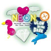 SES Ciastoplastelina Neon + Świecąca w Ciemności