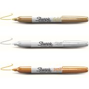 SHARPIE Zestaw 3 markerów metalicznych SILVER/GOLD/BRONZE