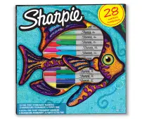 SHARPIE Markery 20 kol. Fine i 8 kol. Ultra Fine RYBA
