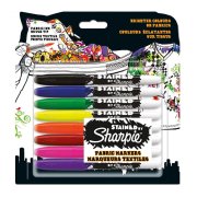 SHARPIE Markery do tkanin 8 - kolorów