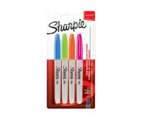 SHARPIE Markery Fine - komplet 4 kolory