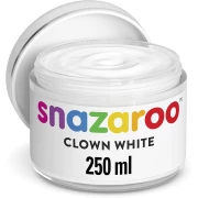 SNAZAROO farba Clown White 250ml