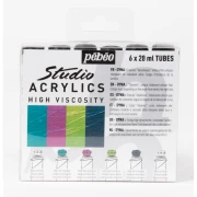 PEBEO STUDIO ACRYLIC PACK DYNA 6x20ML