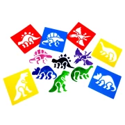 Szablony - DINOZAURY - zestaw 6 szt.
