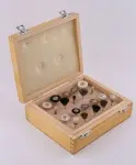 Szczotki i tarcze 20 szt. w drewnianym pudełku