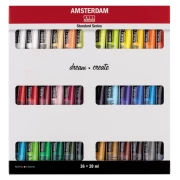 TALENS AMSTERDAM ACRYLIC COLOR STANDARD SERIES .SET 36X20 ML.