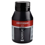 TALENS AMSTERDAM COLOUR ACRYLIC 1000 ML 702 - LAMP BLACK