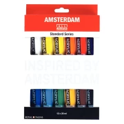 TALENS AMSTERDAM Farby akrylowe zestaw 12x20 ml