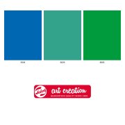Talens ArtCreation Tie Dye - farby do tkanin i jedwabiu zestaw niebieski 3x85 ml