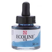 TALENS ECOLINE 30 ml 578 - SKY BLUE CYAN - koncentrat farby wodnej