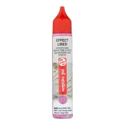 TALENS EFFECT LINER 28ml. GLITTER RED - KONTURÓWKA