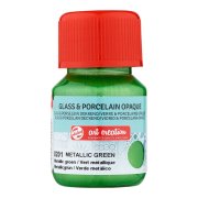 TALENS G&P OPAQUE 30ML METALLIC GREEN