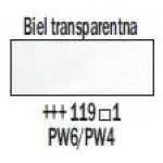 TALENS REMBRANDT 40ML 119 - TRANSPARENT WHITE - farba olejna