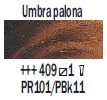 TALENS REMBRANDT 40ML 409 - BURNT UMBER - farba olejna