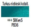 TALENS REMBRANDT 40ML 586 - COBALT TURQUOISE BLUE - farba olejna