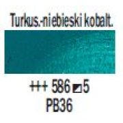 TALENS REMBRANDT 40ML 586 - COBALT TURQUOISE BLUE - farba olejna