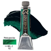 TALENS REMBRANDT 40ML 680 - PHTHALO GREEN BLUE - farba olejna