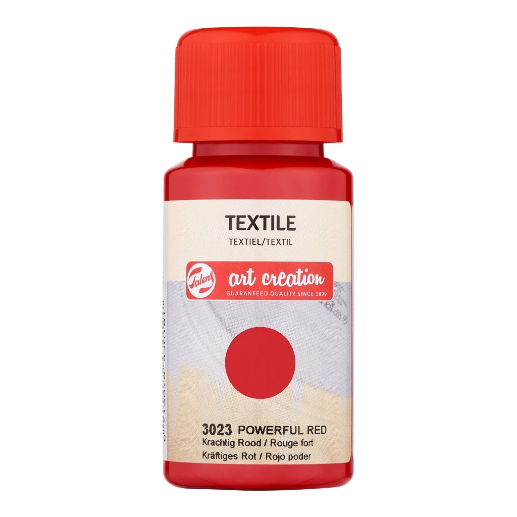 TALENS TEXTILE 50ML POWERFULL RED