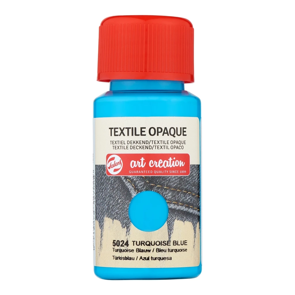 TALENS TEXTILE OPAQUE 50ML TURQUOISE BLUE