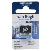 TALENS VAN GOGH WATER COLOUR PAN IVORY BLACK