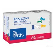 TETIS pinezki beczułki 50 sztuk