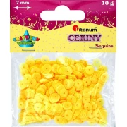 TITANUM Cekiny 7mm, 10g - kremowe