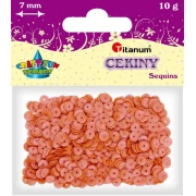 TITANUM Cekiny 7mm, 10g -łososiowe