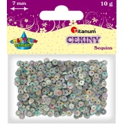 TITANUM Cekiny 7mm, 10g - matowe zielone