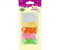 TITANUM CEKINY KWIATY PASTELOWE 10mm 5 x 5g, 
