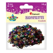 TITANUM CONFETTI ZŁOTE PIERŚCIENIE 14 G 6MM