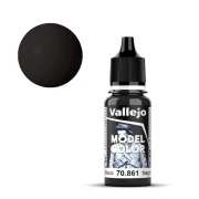 Vallejo Model Color 192 - Gloss Black - 861 - 18 ml