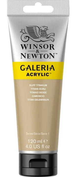Winsor & Newton GALERIA ACRYLIC 120ML 060 BUFF TITANIUM