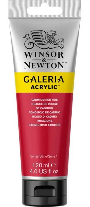 Winsor & Newton GALERIA ACRYLIC 120ML 095 CADMIUM RED HUE