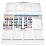 Winsor & Newton NEW COTMAN HALF PAN TRAVEL SET 24 KOL