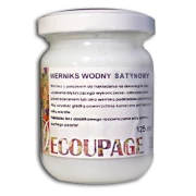 Werniks wodny satynowy do decoupage 125ml