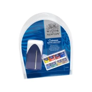 WINSOR & NEWTON COTMAN Mini Plus Zestaw 8 półkostek paleta