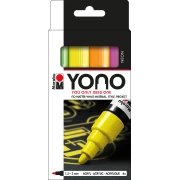 YONO MARKER ZESTAW 4 KOLORY 1,5-3MM NEON AKRYLOWE