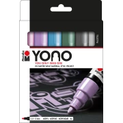 YONO MARKER ZESTAW 6 KOLORÓW PASTEL 1,5-3MM AKRYLOWE