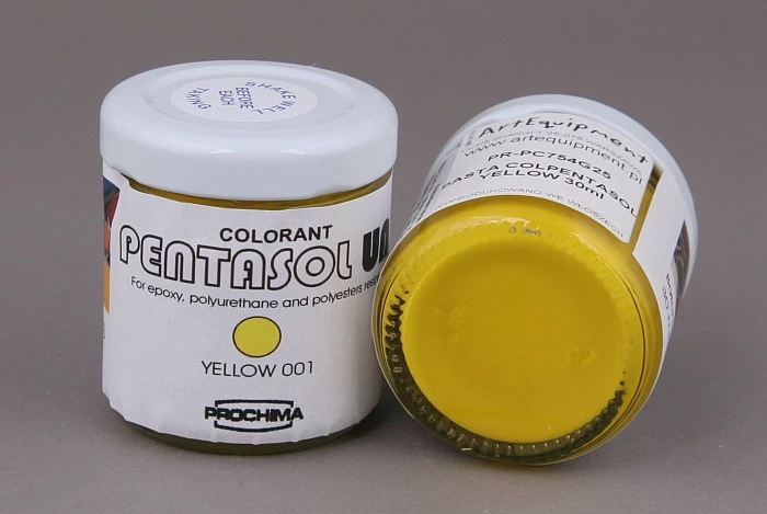 PENTASOL - Żółta pasta  do barwienia żywic 30ml
